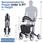 Best Rollator Walkers with Seats for Elderly Mobility Support