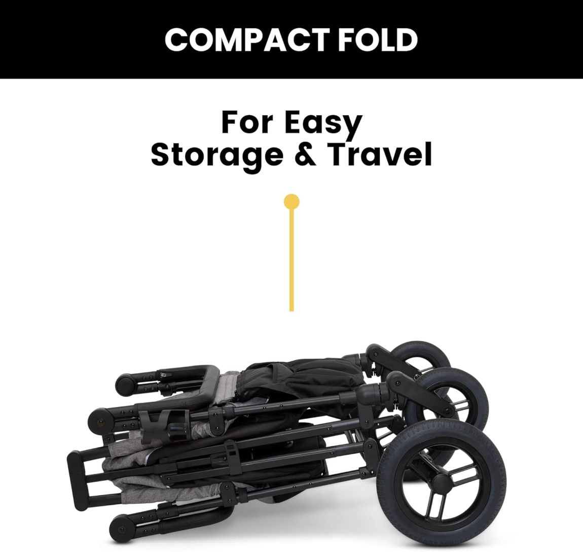Jeep Wrangler 4-in-1 Wagon Stroller – Luxury Quad by Delta Children