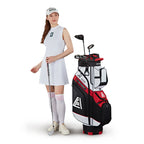 STRIKE-X Cart Bag – 14-Way Organizer with Lock-In Stability for Every Round