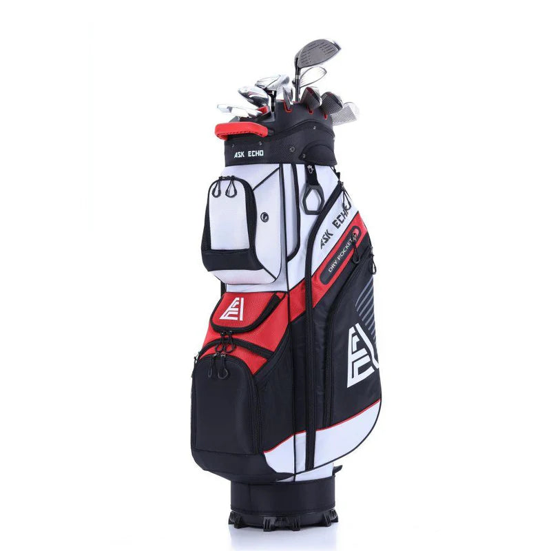 STRIKE-X Cart Bag – 14-Way Organizer with Lock-In Stability for Every Round