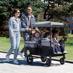 Jeep Wrangler 4-in-1 Wagon Stroller – Luxury Quad by Delta Children